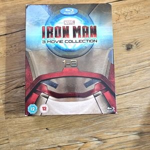 Iron Man 3 Movie Collection 1-3: Iron Man, Iron Man 2 & 3, Region Free Blu-ray.